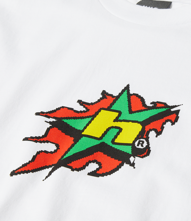 HUF H Bit S/S Tee - White