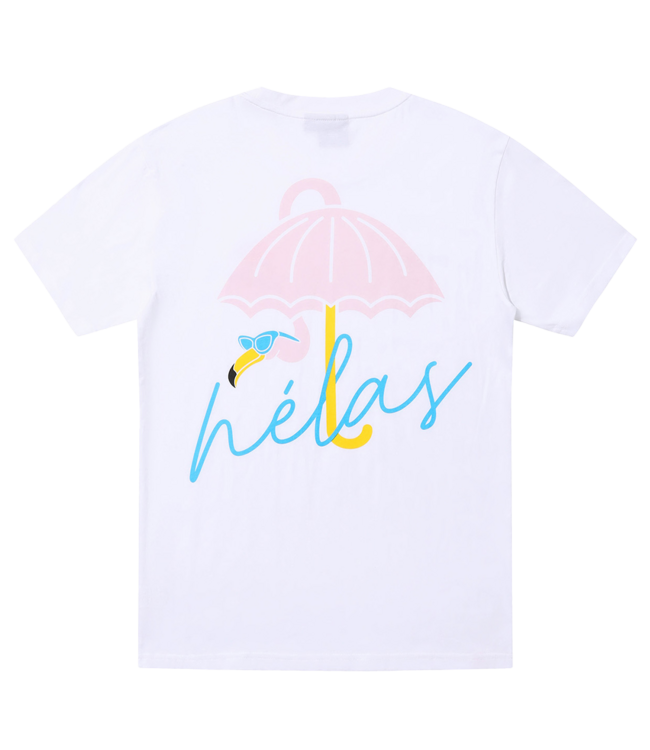 HELAS Flamingo Tee - White