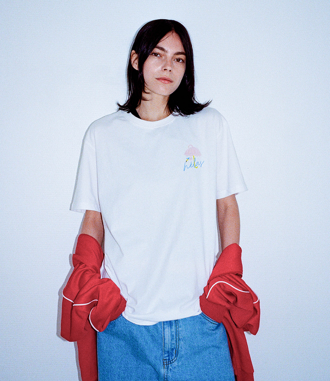 HELAS Flamingo Tee - White