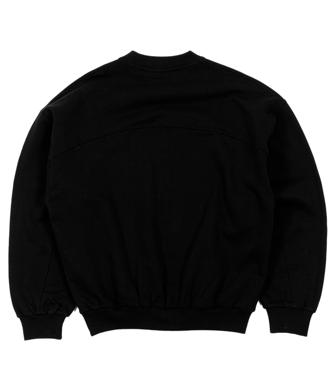 WASTED PARIS Switchblade Boxy Crewneck - Black