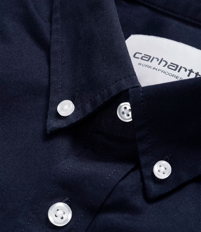 CARHARTT WIP L/S Madison Shirt - Dark Navy/Wax