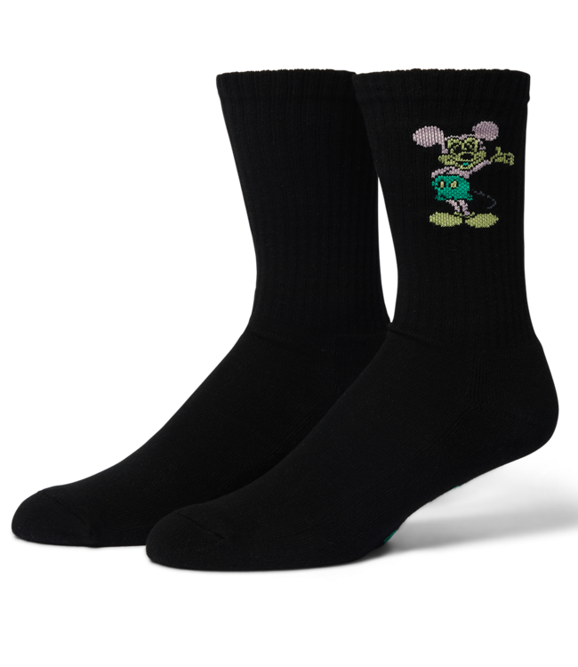 HUF Greetings Crew Sock - Black
