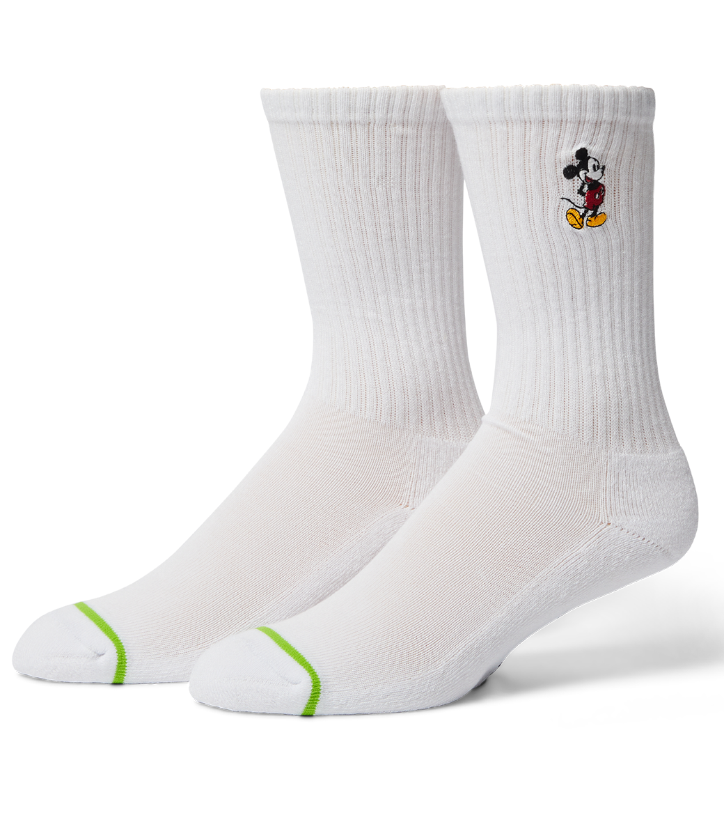 HUF Classic Mickey Crew Sock - White