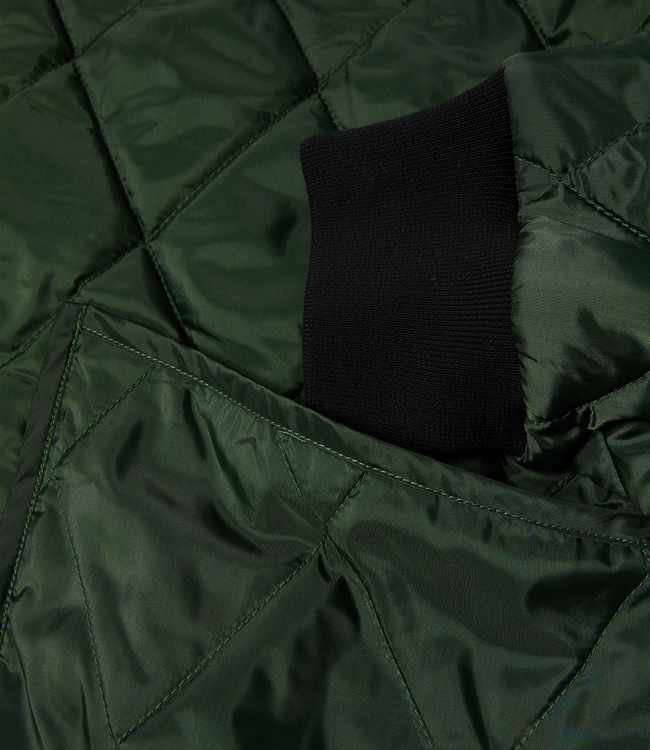HUF Mickey Quilted Work Jacket - Forest Green