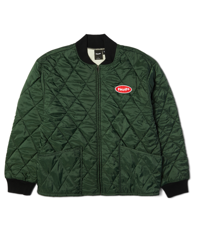 HUF Mickey Quilted Work Jacket - Forest Green