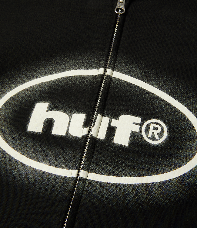 HUF Mickey Spray Fz Hoodie - Black