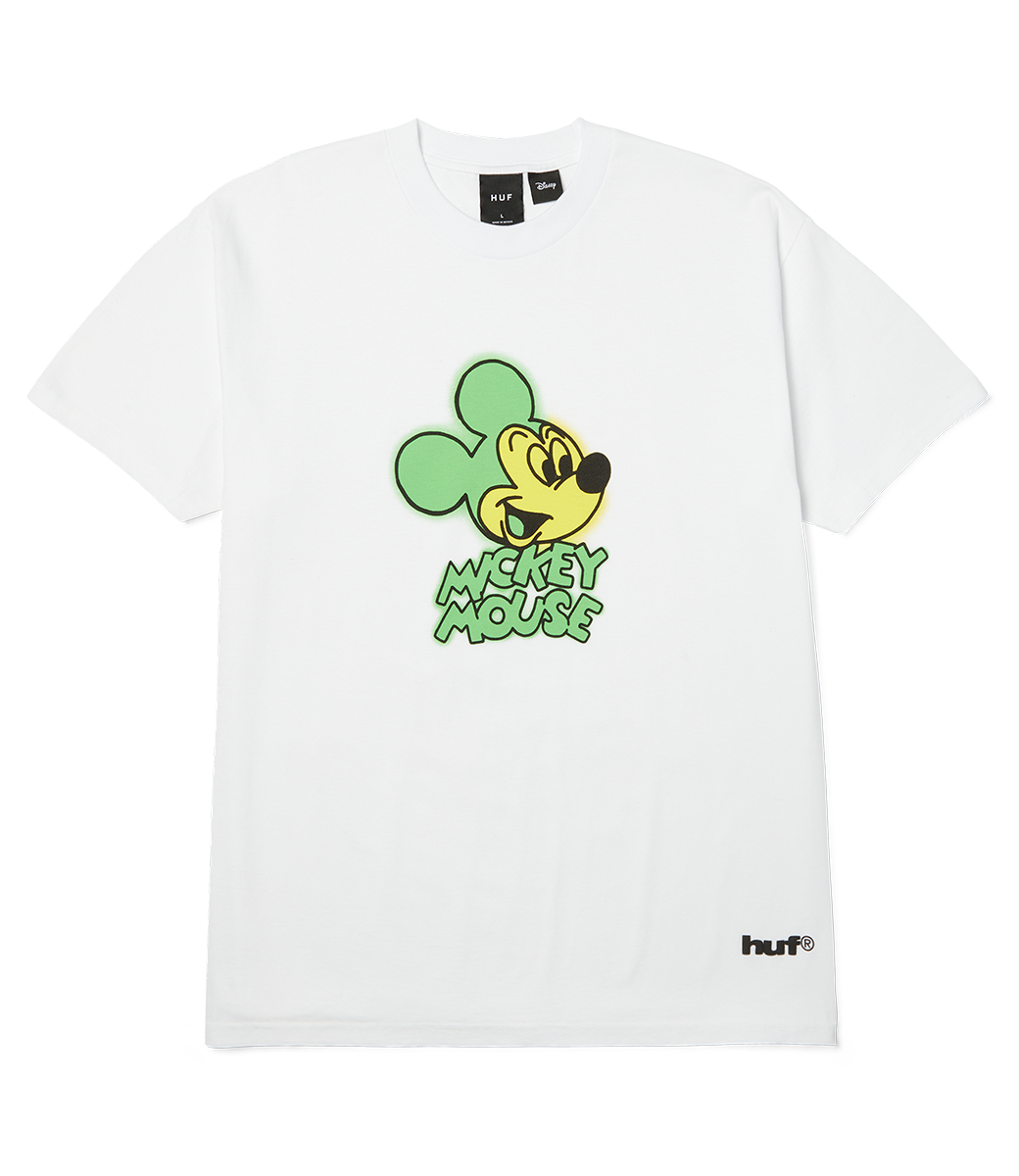 HUF Mickey Spray Ss Tee - White