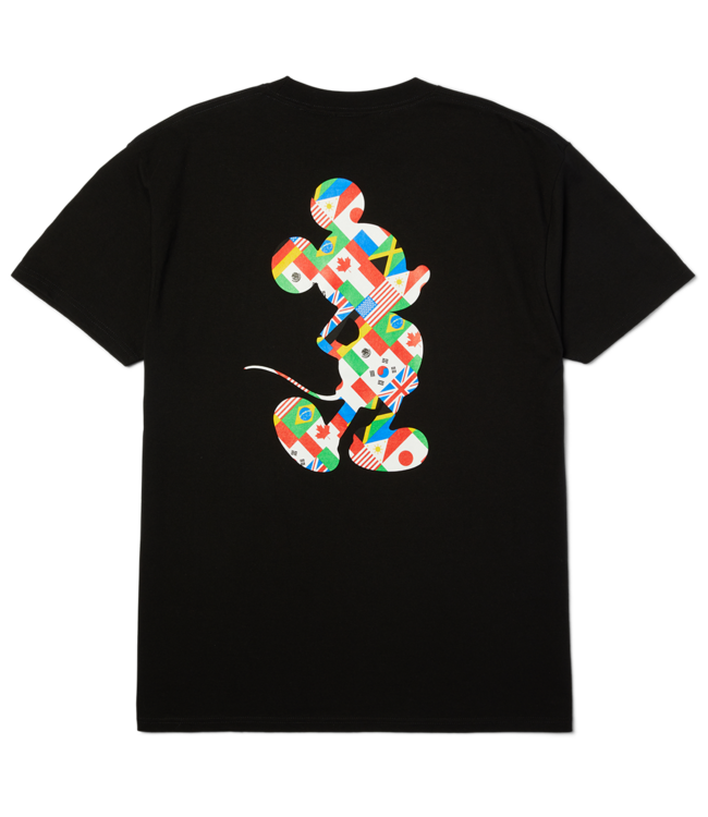 HUF World Tour Silhouette Ss Tee - Black