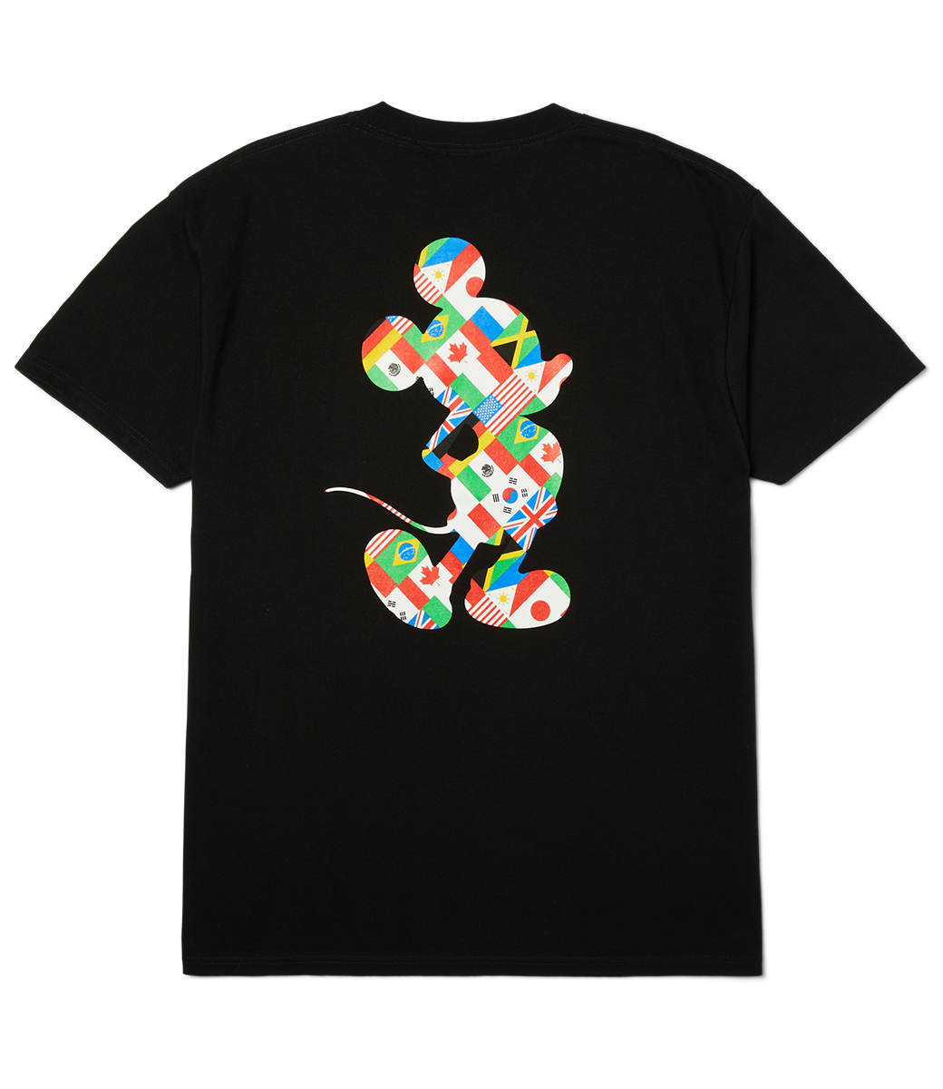 HUF World Tour Silhouette Ss Tee - Black