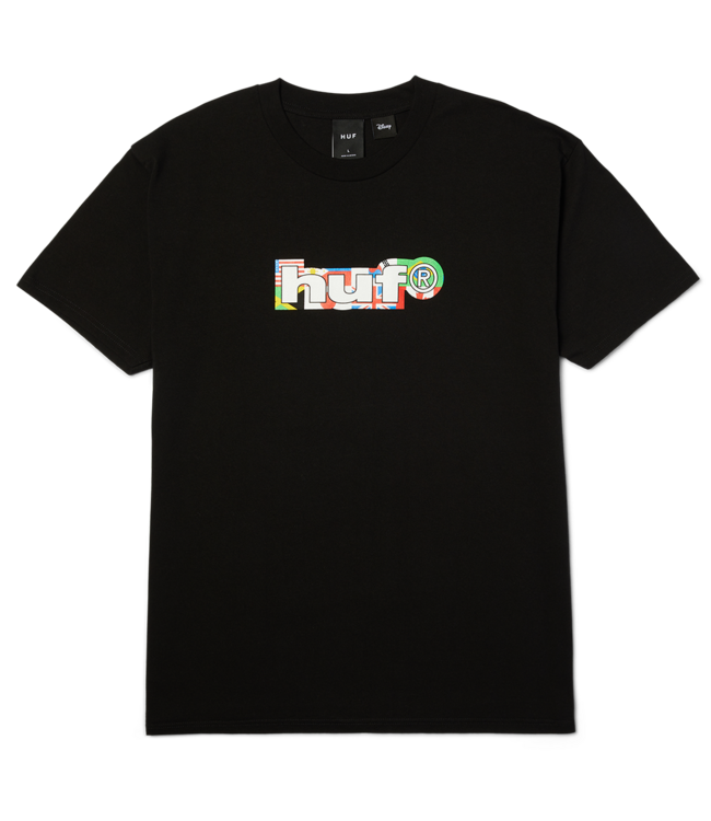 HUF World Tour Silhouette Ss Tee - Black