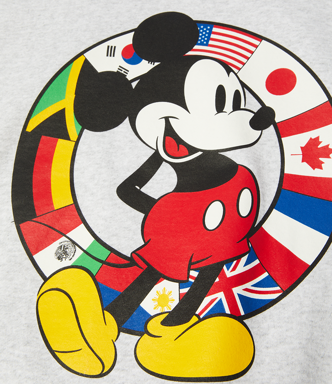 HUF Worldwide Tour Crewneck - Heather Grey