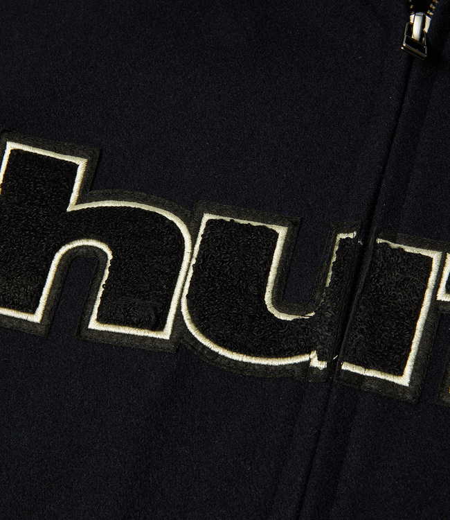 HUF Worldwide Tour Varsity Jacket - Navy