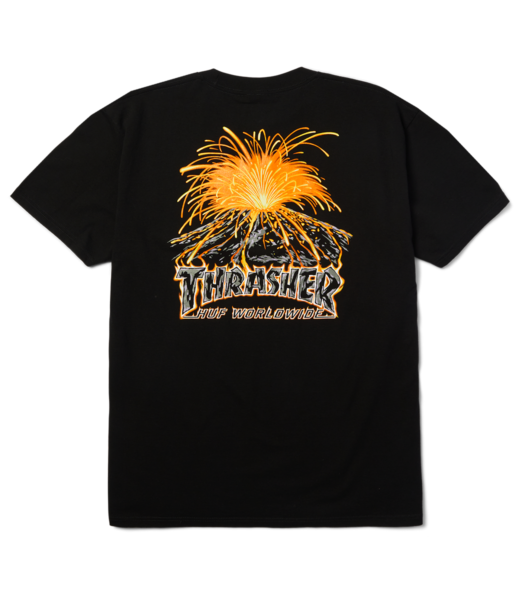 HUF Meltdown Ss Tee - Black