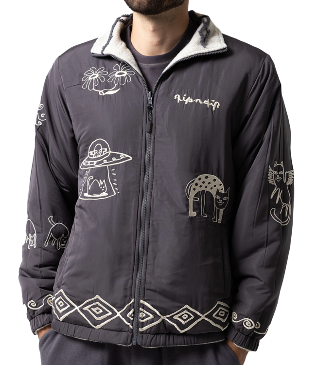 RIPNDIP Blonded Reversible Jacket - Black