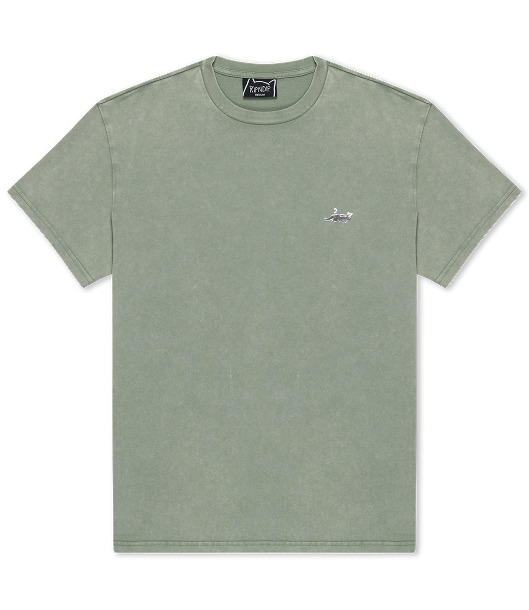 RIPNDIP Castanza S/S Tee - Sage Vintage Wash