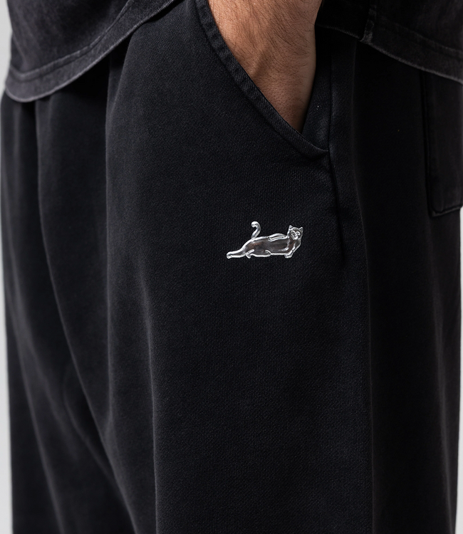 RIPNDIP Castanza Straight Leg Sweatpants - Black Vintage Wash