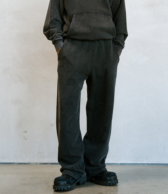 RIPNDIP Castanza Straight Leg Sweatpants - Black Vintage Wash
