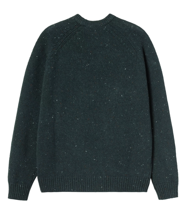 CARHARTT WIP Anglistic Sweater - Speckled Deep Lagoon