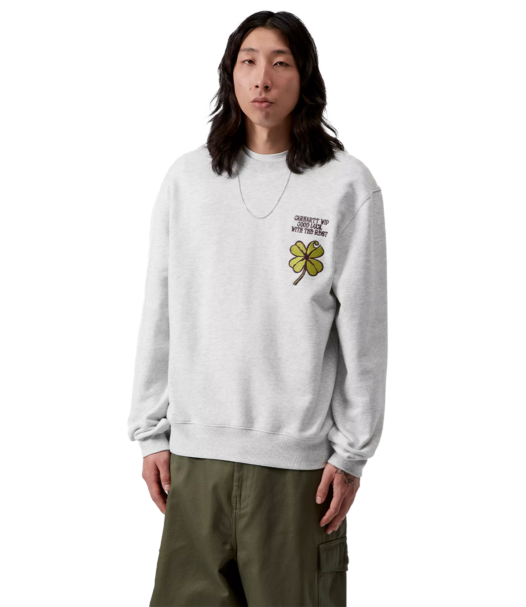 CARHARTT WIP Clover Sweat - Ash Heather