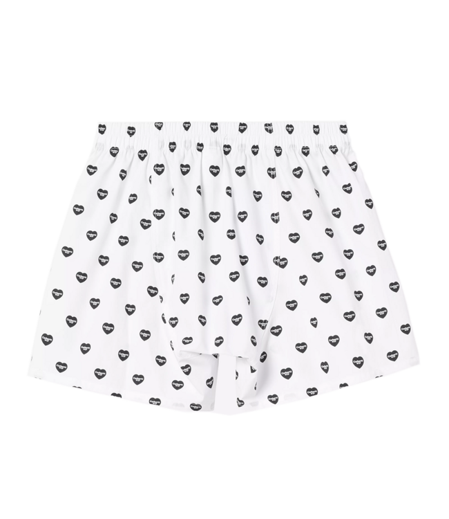 CARHARTT WIP Cotton Boxer - Heart Print/White/Black