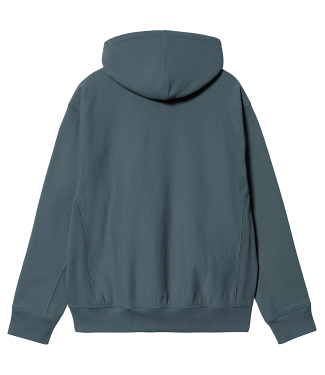 CARHARTT WIP Hooded American Script Sweat - Office Blue