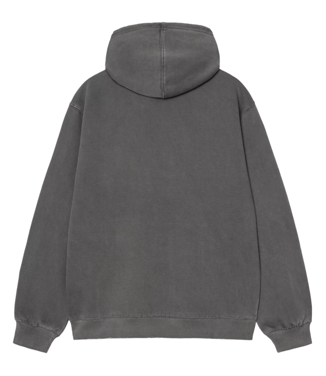 CARHARTT WIP Hooded Torion Sweat - Black/Grind Wash