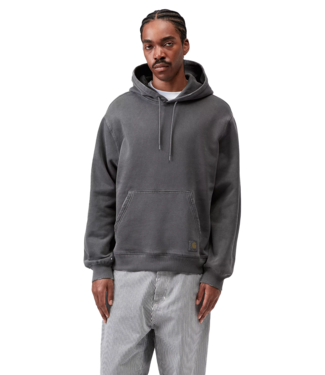 CARHARTT WIP Hooded Torion Sweat - Black/Grind Wash
