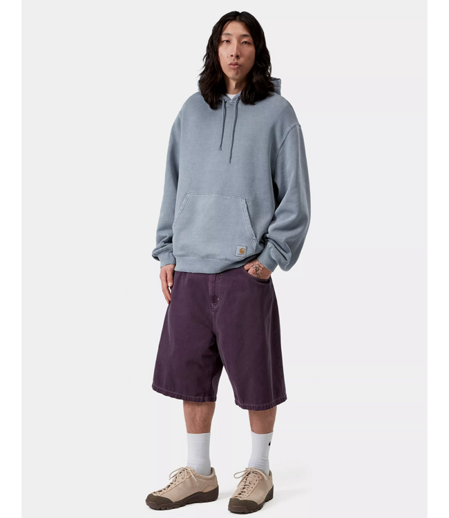 CARHARTT WIP Hooded Torion Sweat - Office Blue/Grind Wash