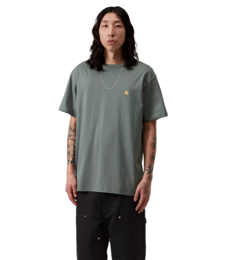 CARHARTT WIP S/S Chase T-Shirt - Velvet Green/Gold