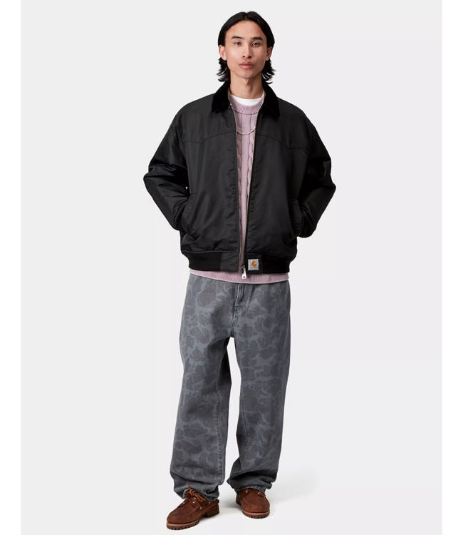 CARHARTT WIP Santa Fe Alumni Jacket - Black/Scarlet