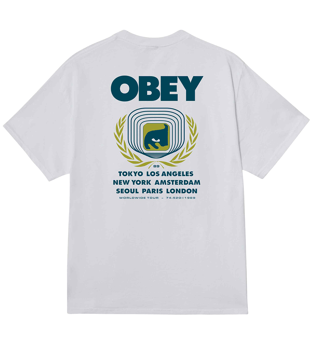 OBEY Icon Eye Wreath - White