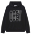 OBEY Manor Faded Hood - Digital Black Faded Wash
