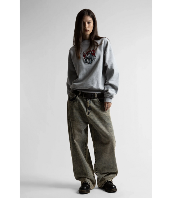 WASTED PARIS Bane Crewneck - Ash Grey