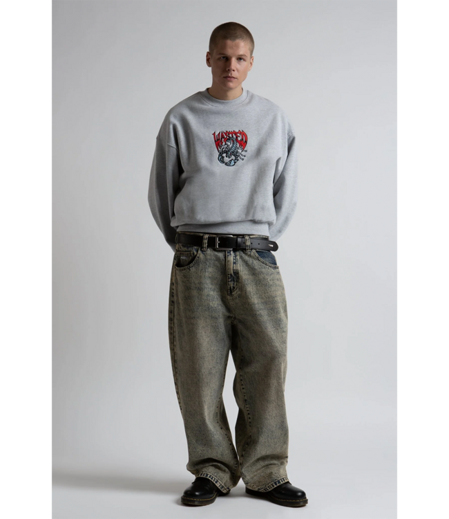 WASTED PARIS Bane Crewneck - Ash Grey