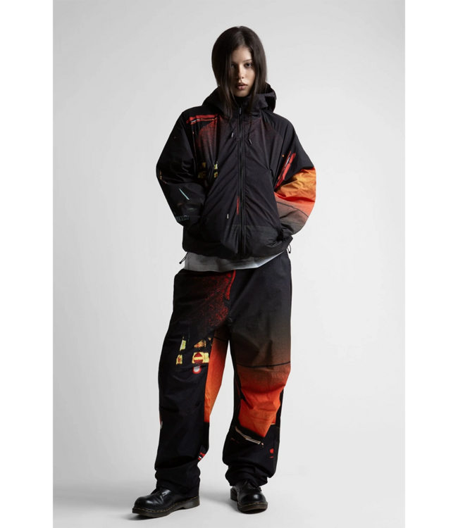 WASTED PARIS Monsieur Bonheur X Wasted Windbreaker - Black