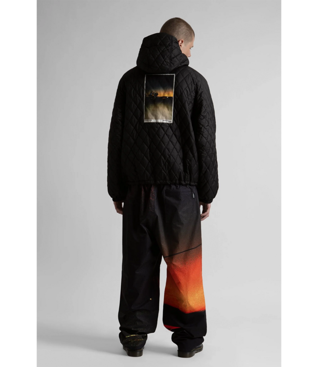 WASTED PARIS Monsieur Bonheur X Wasted Windbreaker - Black