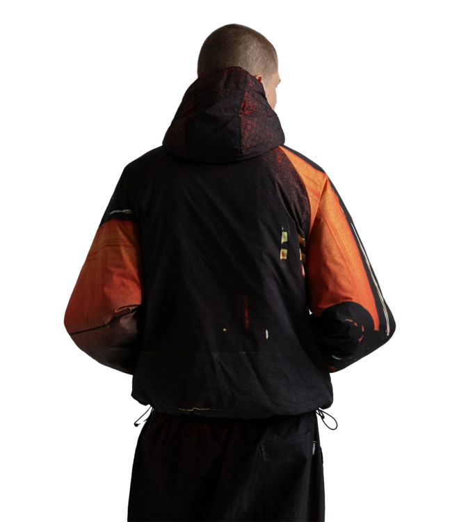 WASTED PARIS Monsieur Bonheur X Wasted Windbreaker - Black