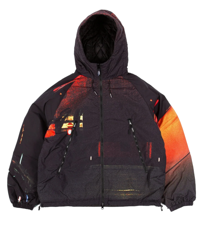 WASTED PARIS Monsieur Bonheur X Wasted Windbreaker - Black