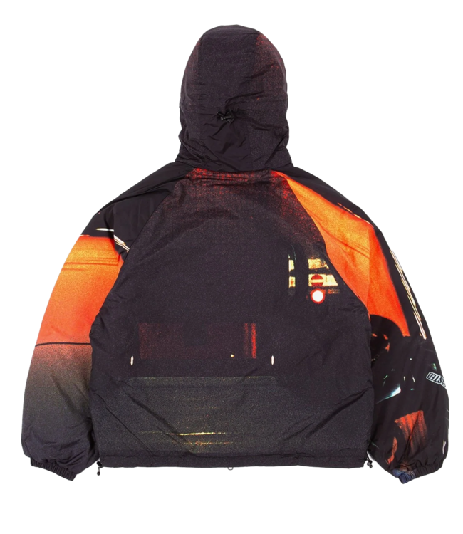 WASTED PARIS Monsieur Bonheur X Wasted Windbreaker - Black