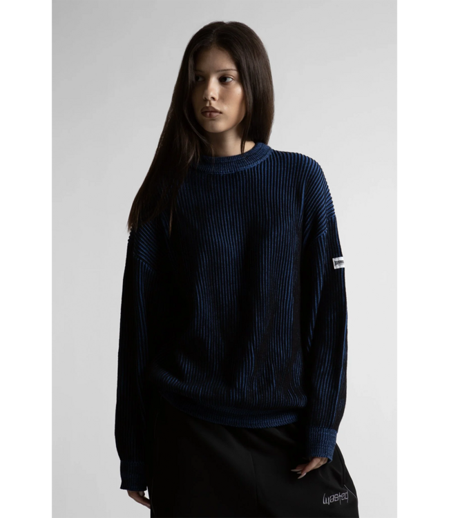 WASTED PARIS Pusher Sweater - Arena Blue/Black