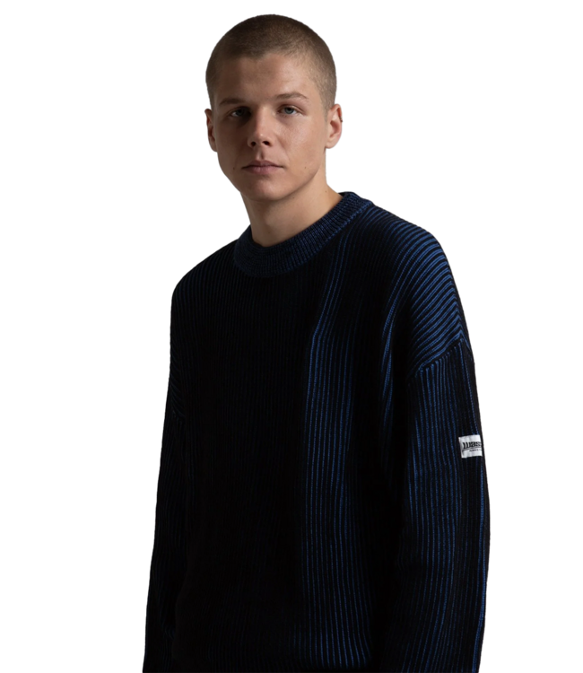 WASTED PARIS Pusher Sweater - Arena Blue/Black