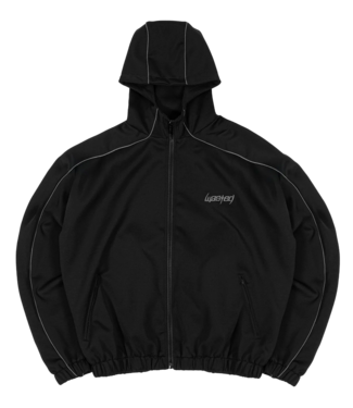 WASTED PARIS Switchblade Hooded Track Jacket - Black