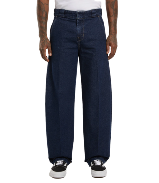 DICKIES 877 Barrel Leg Work Jeans - Dark Indigo