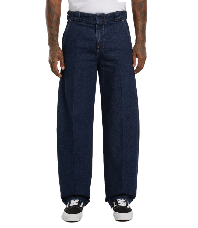 DICKIES 877 Barrel Leg Work Jeans - Dark Indigo