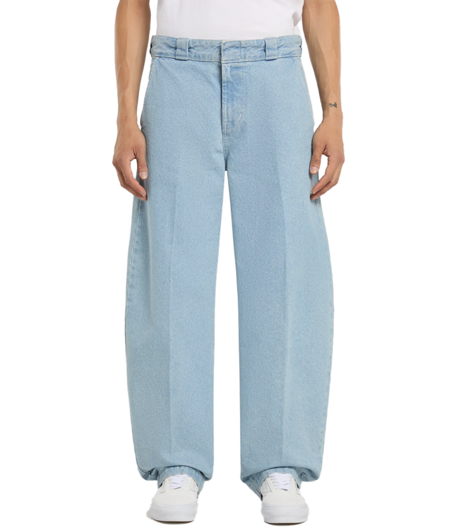 DICKIES 877 Barrel Leg Work Jeans - Vntg Blue