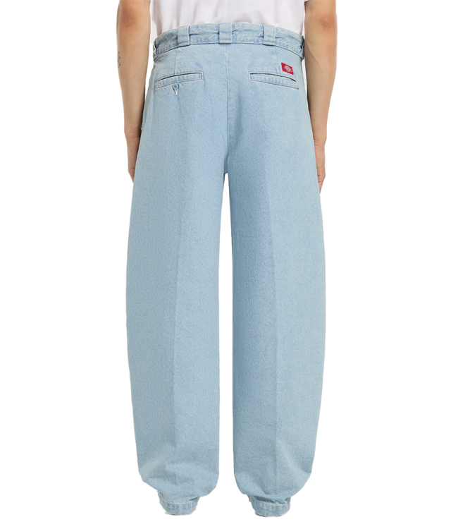 DICKIES 877 Barrel Leg Work Jeans - Vntg Blue
