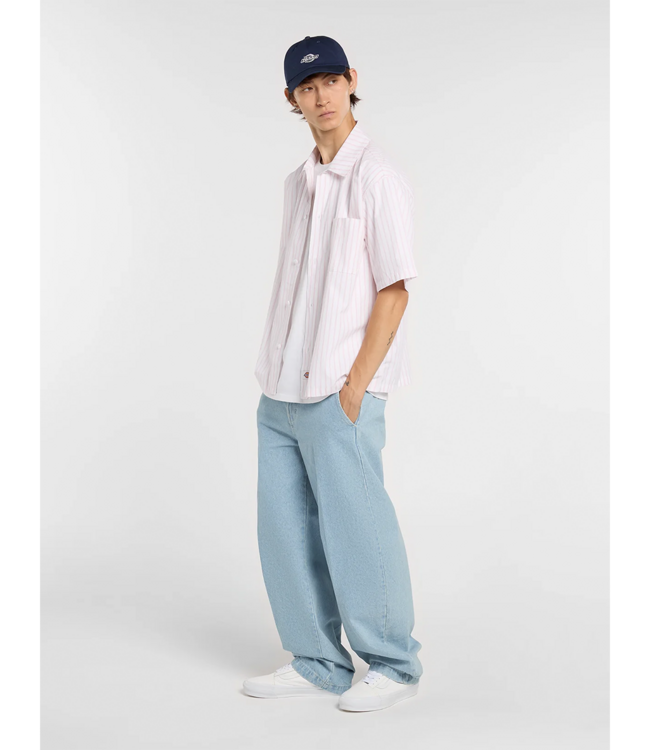 DICKIES 877 Barrel Leg Work Jeans - Vntg Blue