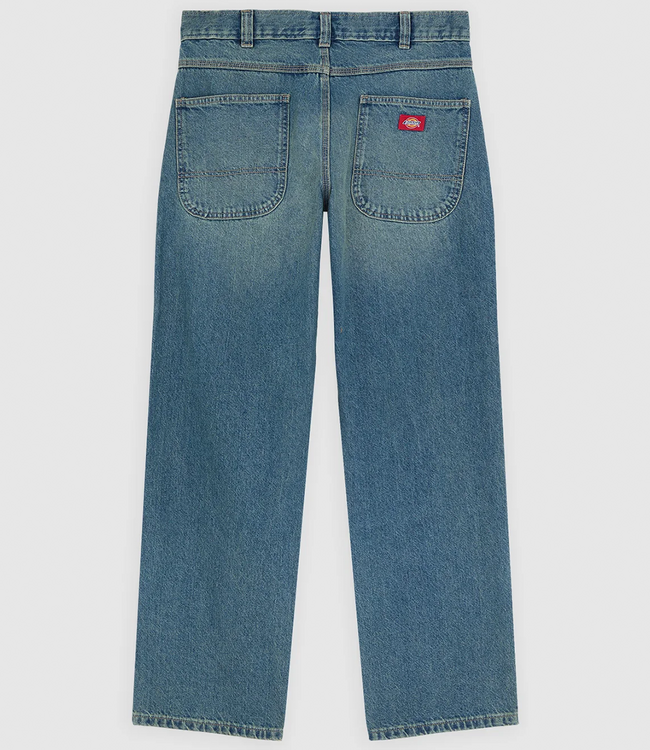 DICKIES 954 Relaxed Straight Work Pant - Khaki Tntd Blue