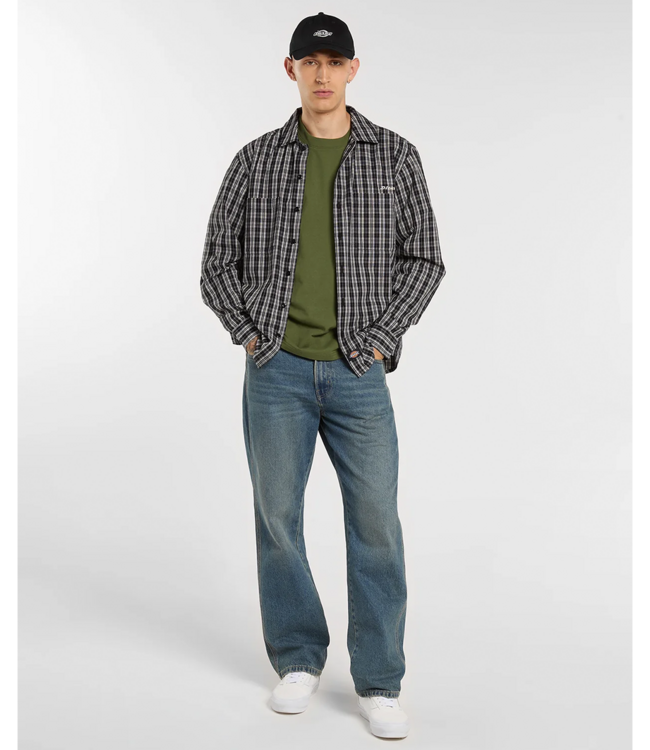 DICKIES 954 Relaxed Straight Work Pant - Khaki Tntd Blue