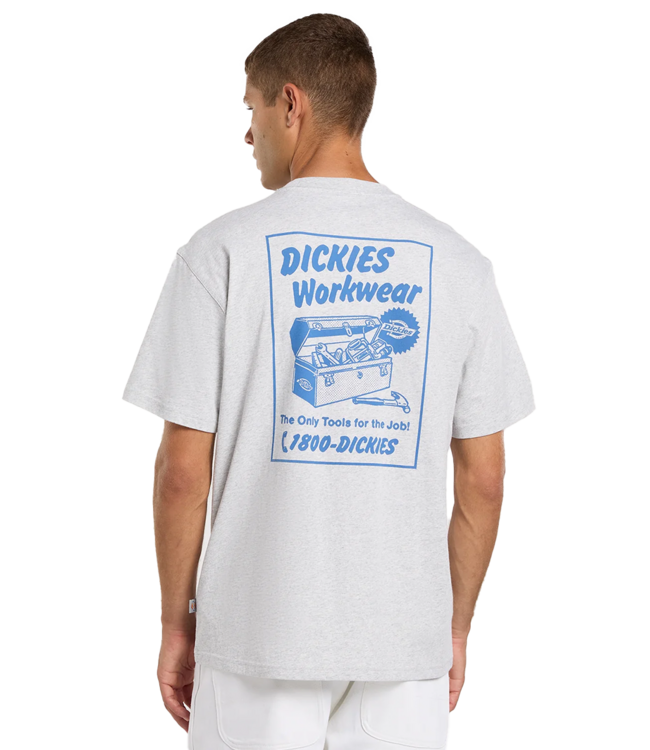 DICKIES Dry Ridge Ss Tee - Light Gray